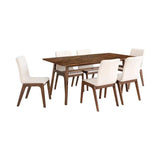 Remix Solid Wood Dining Table for 6 People