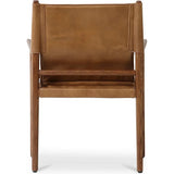 Remy Buffalo Leather Dining Armchair-Dining Chairs-Moe's Home-LOOMLAN