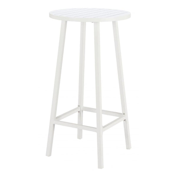 Ren Aluminum White Outdoor Bar Table