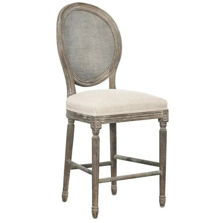 Renton Counter Stool, Rattan Back - LOOMLAN - Furniture Classics - Counter Stools