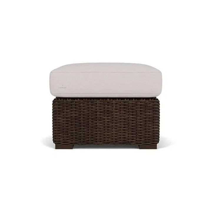 Replacement For Mesa Outdoor Furniture Ottoman-Outdoor Replacement Cushions-Lloyd Flanders-LOOMLAN