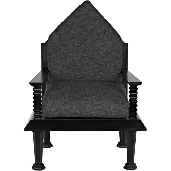 Resurrection Chair w/US Made Cushions - LOOMLAN - Noir - Accent Chairs