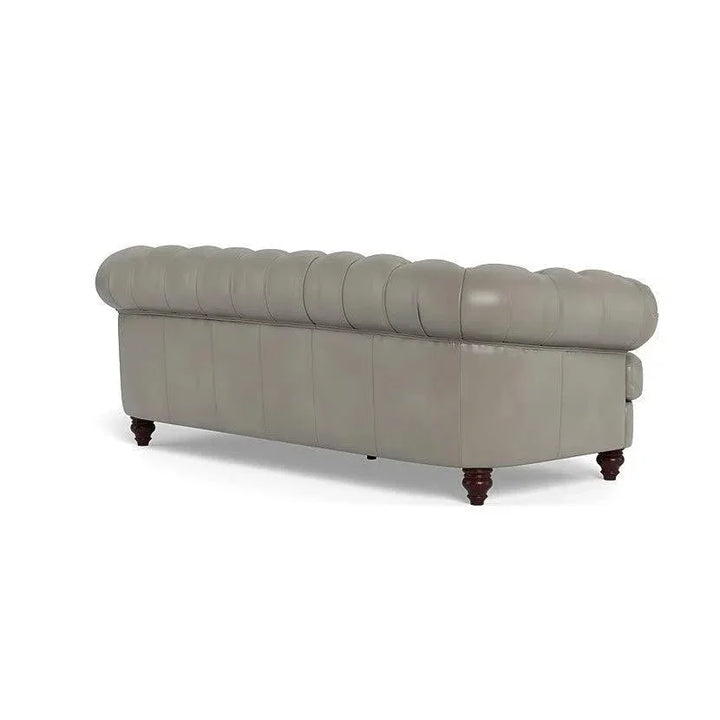 Retro Chesterfield - Inspired Leather Sofa Retro - LOOMLAN - Uptown Sebastian - Sofas & Loveseats