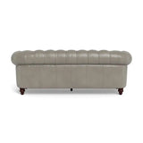 Classic Chesterfield-Inspired Leather Sofa Retro Collection Sofas & Loveseats LOOMLAN By Uptown Sebastian