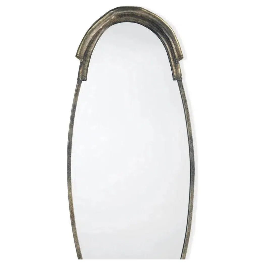 Reversible Antique Silver Aluminum Margaux Wall Mirror