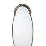 Reversible Antique Silver Aluminum Margaux Wall Mirror Wall Mirrors LOOMLAN By Jamie Young