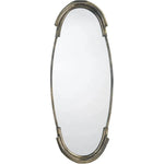 Reversible Antique Silver Aluminum Margaux Wall Mirror