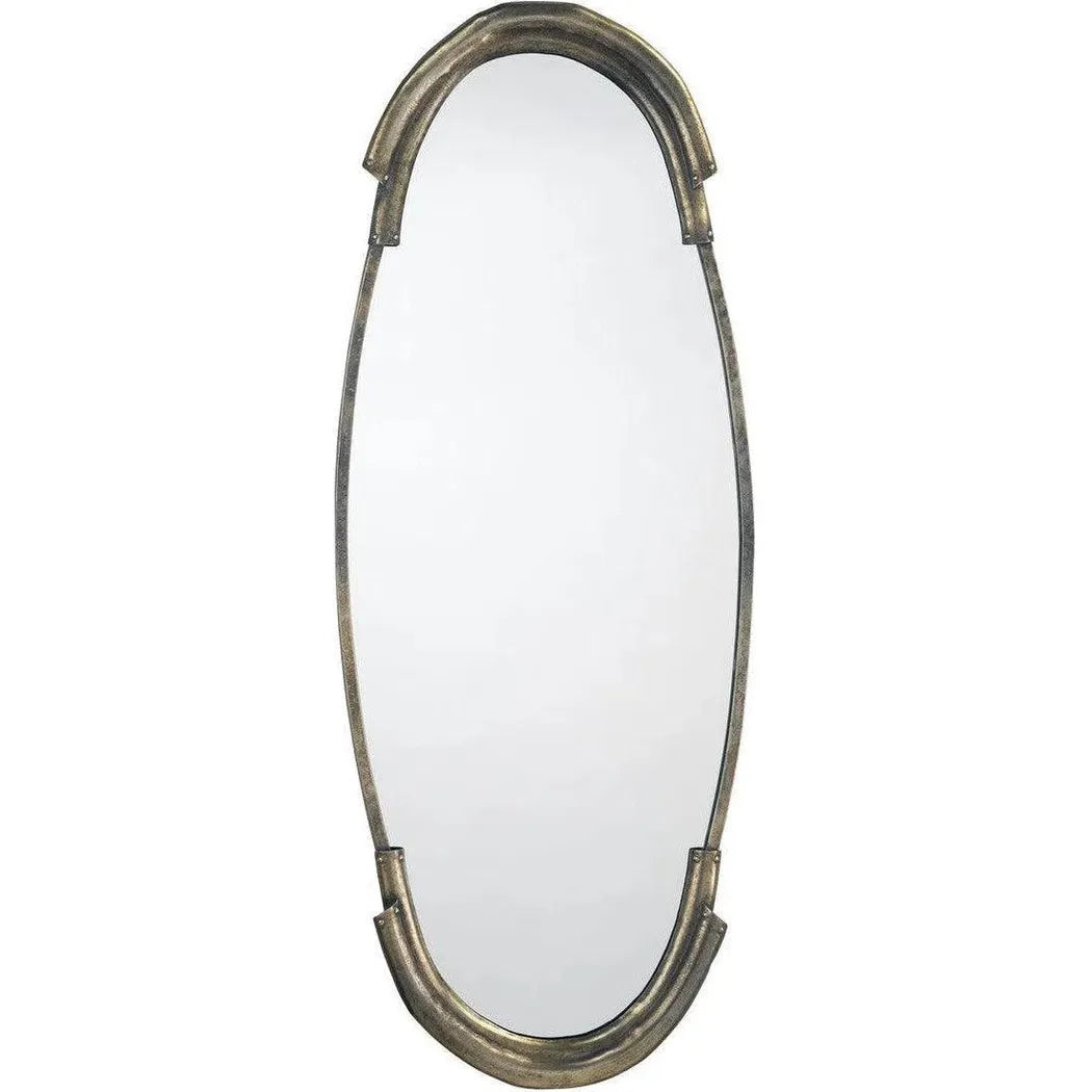 Reversible Antique Silver Aluminum Margaux Wall Mirror