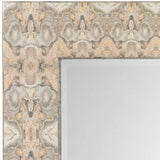 Reversible Cream Grey Lacquer Paper Rorschach Wall Mirror Wall Mirrors LOOMLAN By Jamie Young