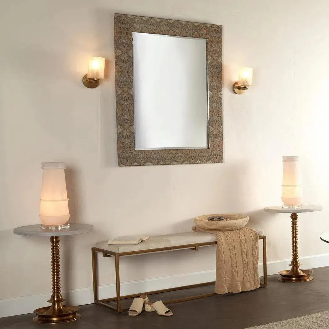 Reversible Cream Grey Rorschach Wall Mirror