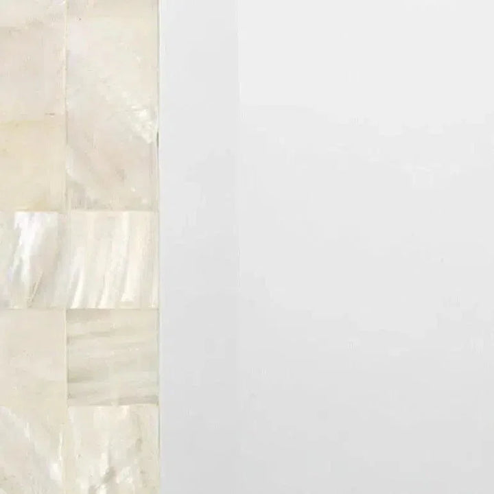 Reversible Cream Mother of Pearl Rectangle Wall Mirror - LOOMLAN - Jamie Young - Wall Mirrors