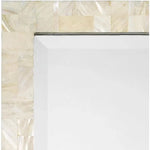 Reversible Cream Mother of Pearl Rectangle Wall Mirror