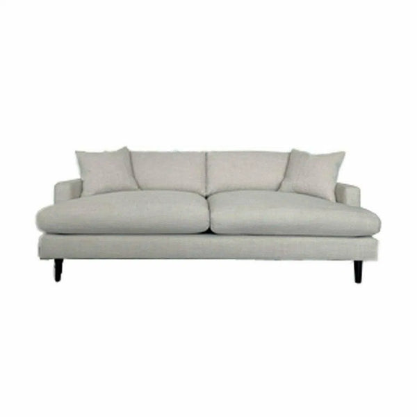 Reversible Cushions Loose Back Grey Sofa Martha Beach Linen Sofas & Loveseats LOOMLAN By LHIMPORTS