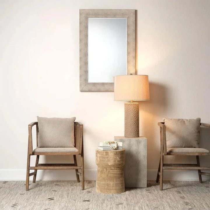 Reversible Faux Shagreen Rectangle Wall Mirror - LOOMLAN - Jamie Young - Wall Mirrors