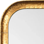 Reversible Gold Iron Capital Rectangle Wall Mirror