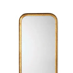 Reversible Gold Iron Capital Rectangle Wall Mirror