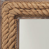 Reversible Jute Rectangle Jute Wall Mirror Wall Mirrors LOOMLAN By Jamie Young