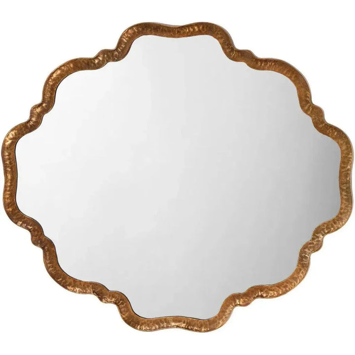 Reversible Position Antique Brass Elise Wall Mirror - LOOMLAN - Jamie Young - Wall Mirrors
