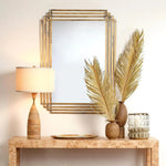 Reversible Position Brass Serai Wall Mirror