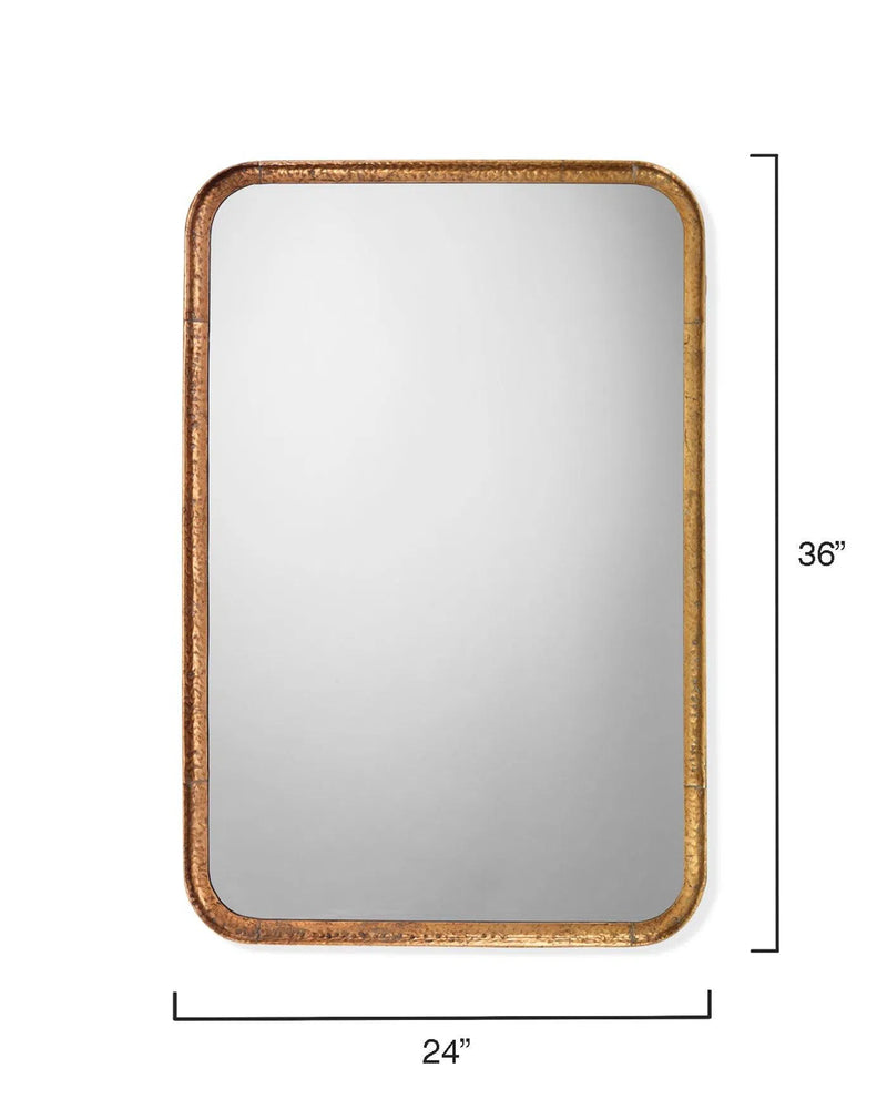 Reversible Position Gold Iron Principle Vanity Wall Mirror Wall Mirrors LOOMLAN By Jamie Young