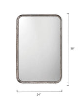 Reversible Position Silver Iron Principle Vanity Wall Mirror Wall Mirrors LOOMLAN By Jamie Young