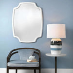 Reversible Position White Selene Wall Mirror