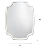 Reversible Position White Selene Wall Mirror