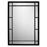 Reversible Rectangle Black Iron Chelsea Wall Mirror Wall Mirrors LOOMLAN By Jamie Young