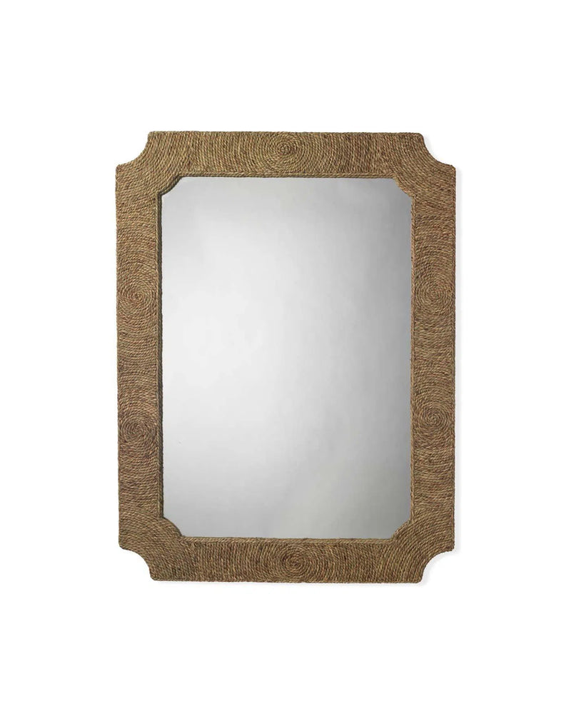 Reversible Seagrass Hand-Woven Marina Wall Mirror Wall Mirrors LOOMLAN By Jamie Young