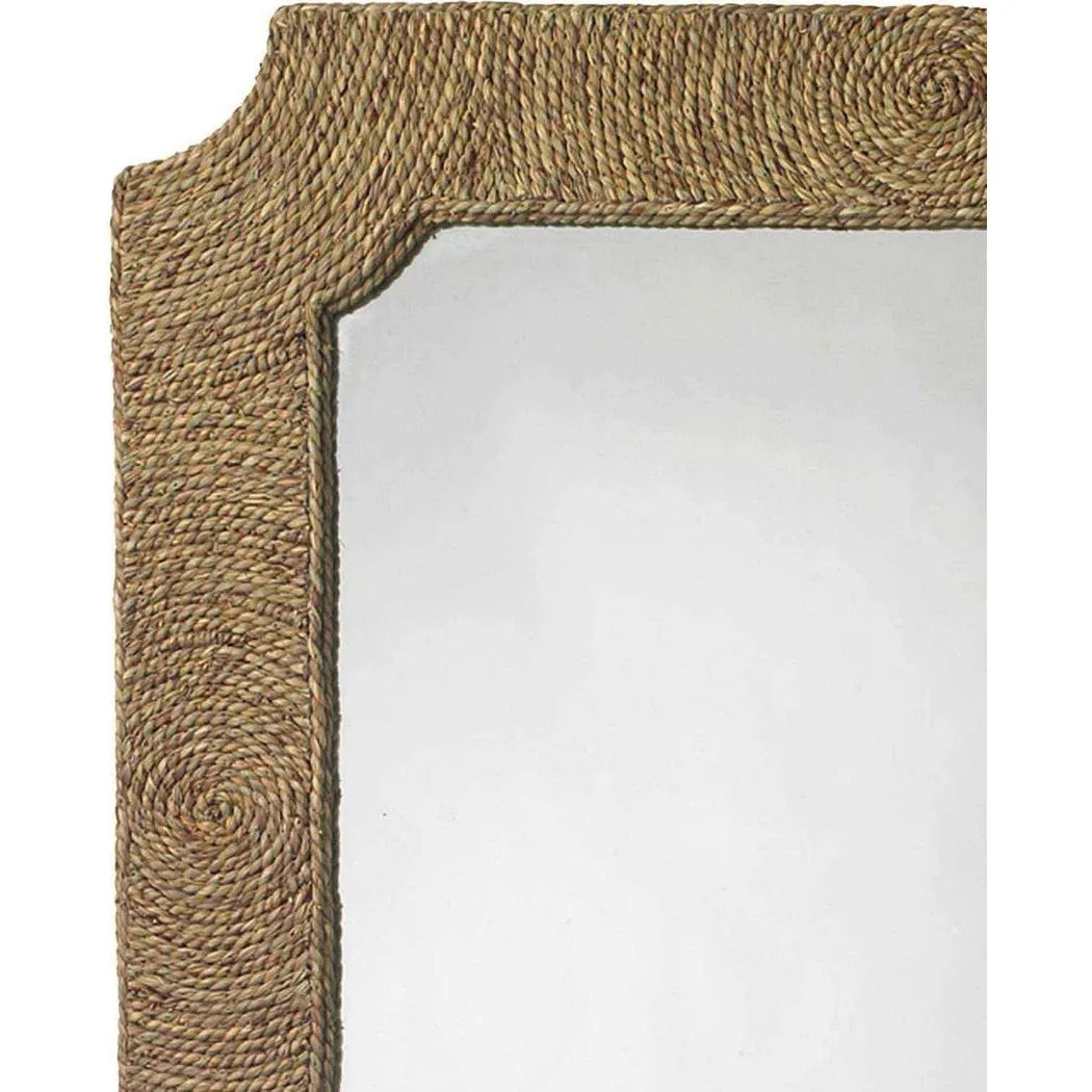 Reversible Seagrass Hand-Woven Marina Wall Mirror