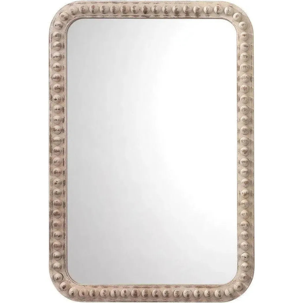 Reversible White Rectangle Audrey Wall Mirror