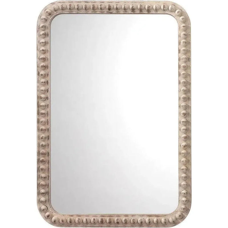 Reversible White Rectangle Audrey Wall Mirror