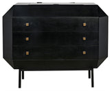 Rhiana Wood Black Dresser-Dressers-Noir-LOOMLAN