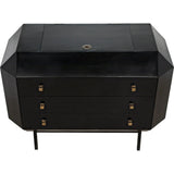 Rhiana Wood Black Dresser