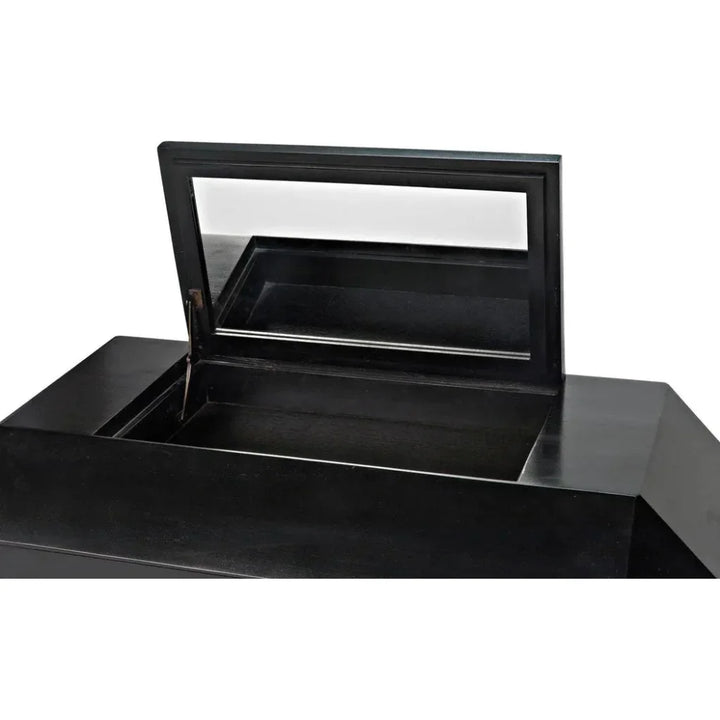 Rhiana Wood Black Dresser - LOOMLAN - Noir - Dressers