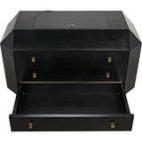 Rhiana Wood Black Dresser