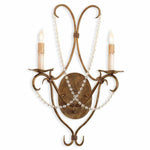 Rhine Gold Crystal Lights Gold Wall Sconce