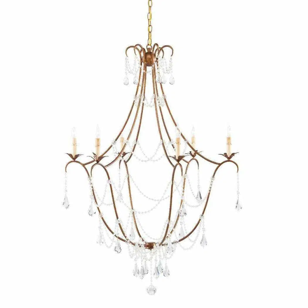 Rhine Gold Elizabeth Gold Chandelier Lillian August