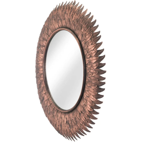 Rhoda Mirror Copper Wall Mirrors LOOMLAN By Zuo Modern