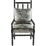 Rhodes Fabric Dining Chair-Dining Chairs-Peninsula Home-LOOMLAN