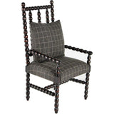 Rhodes Fabric Dining Chair-Dining Chairs-Peninsula Home-Concord Pane Sable-LOOMLAN