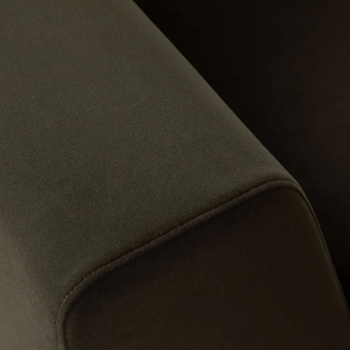 Rift Performance Velvet Arm Chair - LOOMLAN - Diamond Sofa - Club Chairs