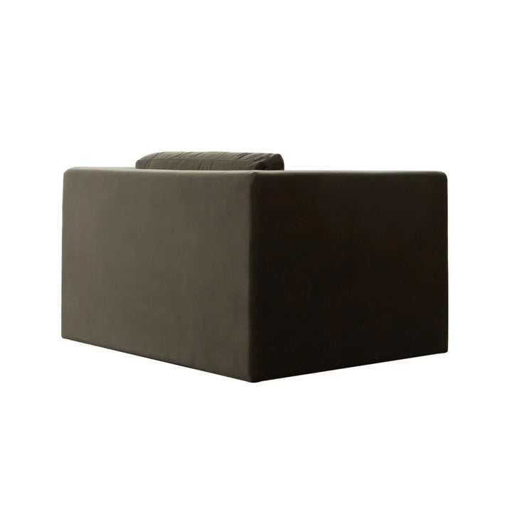 Rift Performance Velvet Arm Chair - LOOMLAN - Diamond Sofa - Club Chairs