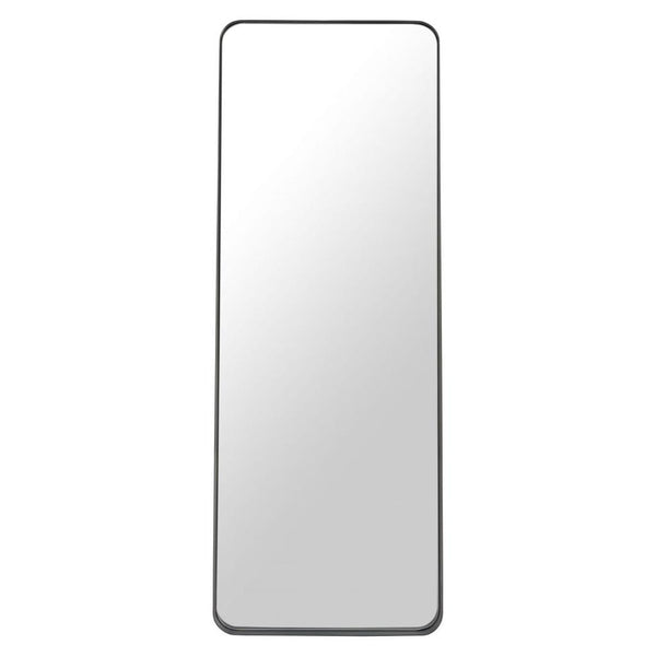 Riga Steel Frame Black Floor Mirror