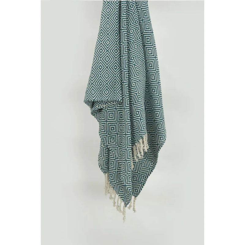 Rio Diamond Pattern Cotton Throw Blanket