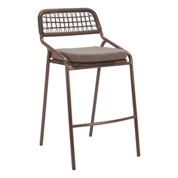 Rio Olefin Fabric Outdoor Barstool 2PC