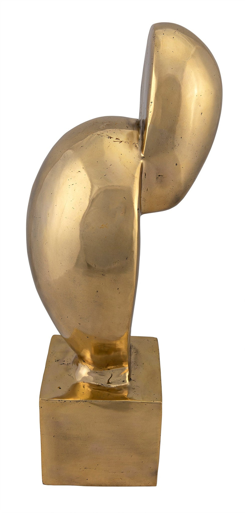 Ripley Brass Sculpture-Statues & Sculptures-Noir-LOOMLAN