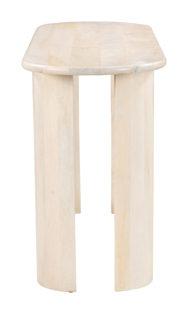 Risan Console Table Natural-Console Tables-Zuo Modern-LOOMLAN
