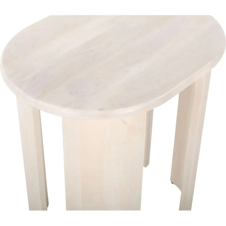 Natural Wood Side Table 23.6 Inches | LOOMLAN