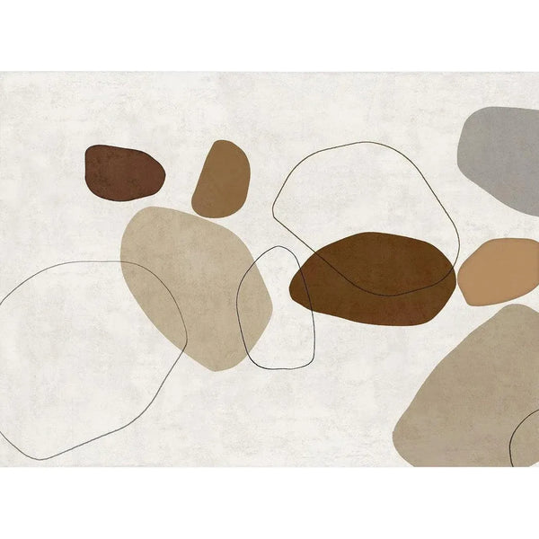 River Stones IV d Canvas Wall Art For Living Room